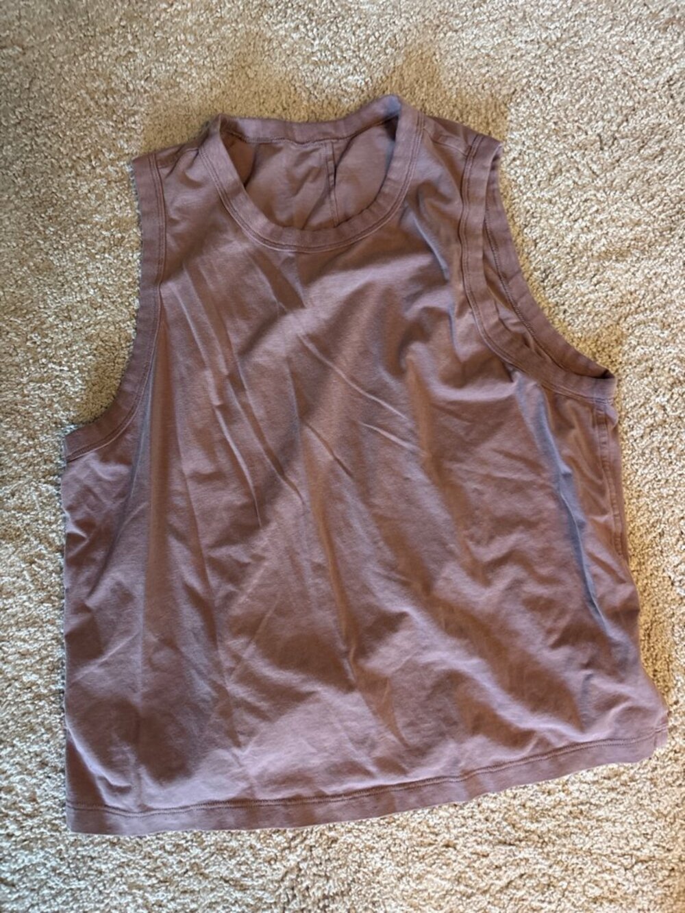 Lululemon Mauve Sleeveless Relaxed Tank Top